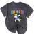 Kids Dabbing Unicorn Kindergarten Graduation See Ya Mineral Wash Tshirts Mineral Black