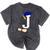 Kids Initial J Letter For Boys Preschool Graduation Kindergarten Mineral Wash Tshirts Mineral Black