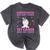 Kids Kindergarten Graduate Unicorn Graduation Mineral Wash Tshirts Mineral Black