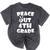 Kids Kids Peace Out 4th Grade For Graduation Mineral Wash Tshirts Mineral Black