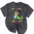 Kids Preschool Graduate T-Rex Dinosaur Preschool Graduation Mineral Wash Tshirts Mineral Black