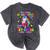 Kindergarten Graduation 2025 Graduate Girls Unicorn 1st Grad Mineral Wash Tshirts Mineral Black