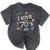 I Love The 70's Retro Nostalgia Mineral Wash Tshirts Mineral Black