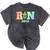 Nurse Graduation Shirt RN Est 2018 Rainbow Tshirt Mineral Wash Tshirts Mineral Black