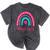 Pathologists' Assistant Graduation 2023 Boho Rainbow Mineral Wash Tshirts Mineral Black