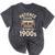 Patience Please I'm From The 1900s Cassette Mineral Wash Tshirts Mineral Black