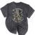 Be Patient With Me I'm From The 1900s Skeleton Women Mineral Wash Tshirts Mineral Black