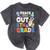Peace Out 5th Grade Fifth Grade Graduation T-Shirt Mineral Wash Tshirts Mineral Black
