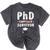 PhD Candidate Survivor PhD Graduation Mineral Wash Tshirts Mineral Black