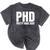 PHD Pretty Huge Debt Doctoral Degree PHD Graduation Mineral Wash Tshirts Mineral Black