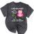 Pink I Graduated From Elementary Graduation Mineral Wash Tshirts Mineral Black