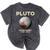 Pluto Never Forget 1930-2006 Planet Space Science Nostalgia Premium Tri-Blend Mineral Wash Tshirts Mineral Black