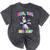 Preschool Graduate Shirt ABC 123 Mic Drop Llama Graduation Mineral Wash Tshirts Mineral Black