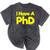 Pretty Huge Dick Joke Graduation PhD Humor Mineral Wash Tshirts Mineral Black
