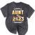 Proud Aunt Of A Class Of 2023 Graduate Graduation Women Mineral Wash Tshirts Mineral Black