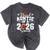 Proud Auntie Of A 2026 Senior Football Graduation Family Mineral Wash Tshirts Mineral Black