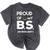 Proud Of My BS In Biology Graduation T-Shirt Mineral Wash Tshirts Mineral Black