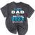 Proud Dad Of 2023 Class Master Graduate Family Graduation Mineral Wash Tshirts Mineral Black
