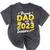 Proud Dad Of A 2023 Senior Graduation Mineral Wash Tshirts Mineral Black