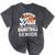 Proud Dad Of A 2025 Senior Basketball Graduation Mineral Wash Tshirts Mineral Black