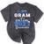 Proud Gram Of 2023 College Graduate Family 23 Graduation Mineral Wash Tshirts Mineral Black
