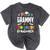Proud GRAMMY Of A 5th Grade Graduate Graduation 2024 Senior Mineral Wash Tshirts Mineral Black