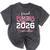 Proud Grandma Of A 2026 Senior Class Of 2026 Graduation Mineral Wash Tshirts Mineral Black