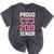 Proud Grandma Of A Class 2019 Senior T Shirt Graduation Mineral Wash Tshirts Mineral Black