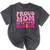 Proud Mom Of a 2025 Graduate Class Senior Graduation Mother Mineral Wash Tshirts Mineral Black