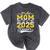Proud Mom Of a 2025 Senior Graduate Graduation Mineral Wash Tshirts Mineral Black