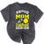 Proud Mom Of a Softball Senior Class Of 2026 Graduation Mineral Wash Tshirts Mineral Black