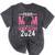 PROUD MUM OF A Pre-K GRAD 2024 Pre-K Graduation 2024 Mom Mineral Wash Tshirts Mineral Black