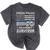 Proud Police Academy Survivor Graduation Mineral Wash Tshirts Mineral Black