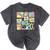 Retro 80s Nostalgia 1980s Throwback Party Costume Mineral Wash Tshirts Mineral Black