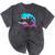 Retro 80s Shark Whale Diving Nostalgia Shark Party Mineral Wash Tshirts Mineral Black