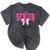 Retro Senior 2026 Class Of 2026 Coquette Pink Bow Graduation Mineral Wash Tshirts Mineral Black