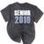 Senior 2019 Shirt Graduation Class Back To School Tee Mineral Wash Tshirts Mineral Black