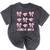 Senior 2025 Coquette Pink Bow Class Of 2025 Graduation Girls Mineral Wash Tshirts Mineral Black