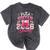 Senior 2026 Class Of 26 Coquette Pink Bow Graduation Sister Mineral Wash Tshirts Mineral Black