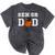 Senior 2026 Dad Basketball Graduation Mineral Wash Tshirts Mineral Black