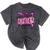 Senior 2027 Class Of 2027 Coquette Girl Pink Graduation 2027 Mineral Wash Tshirts Mineral Black
