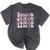 Senior 2027 Class Of 2027 Coquette Pink Bow Graduation 2027 Premium Tri-Blend Mineral Wash Tshirts Mineral Black