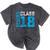 Senior Class 18 Shirt Graduation Apparel T-Shirt Mineral Wash Tshirts Mineral Black