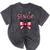 Senior Class Of 2027 Coquette Pink Bow Graduation 2027 Girls Mineral Wash Tshirts Mineral Black