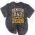 Senior Dad Class Of 2026 Purple Yellow Vintage Graduation Mineral Wash Tshirts Mineral Black