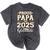 Senior Graduation Proud Papa 2025 Graduate Class Matching Mineral Wash Tshirts Mineral Black