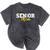 Senior Mom 2026 Class Of 2026 Graduation 26 Family Matching Mineral Wash Tshirts Mineral Black