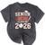 Senior Mom Class Of 2026 Graduate Baseball 2026 Graduation Mineral Wash Tshirts Mineral Black