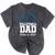 Senior Volleyball Dad Class Of 2025 Graduation Graduate Mineral Wash Tshirts Mineral Black