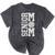 Senior Volleyball Mom 2026 Class Graduation Volleyball Premium Tri-Blend Mineral Wash Tshirts Mineral Black